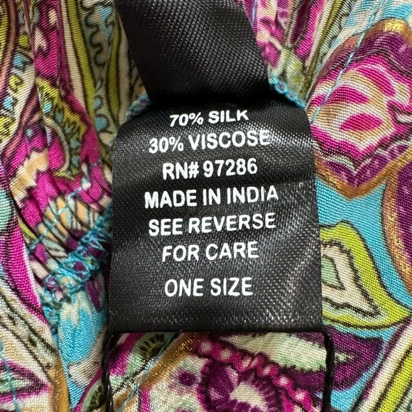 Boho Maxi Dress Long Floral Gown Deep V Front & Back with Tassel made in India - Picture 7 of 17